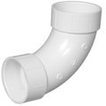 Charlotte Pipe And Foundry 4 DWV Long Sweep Elbow PVC 00304  1200HA